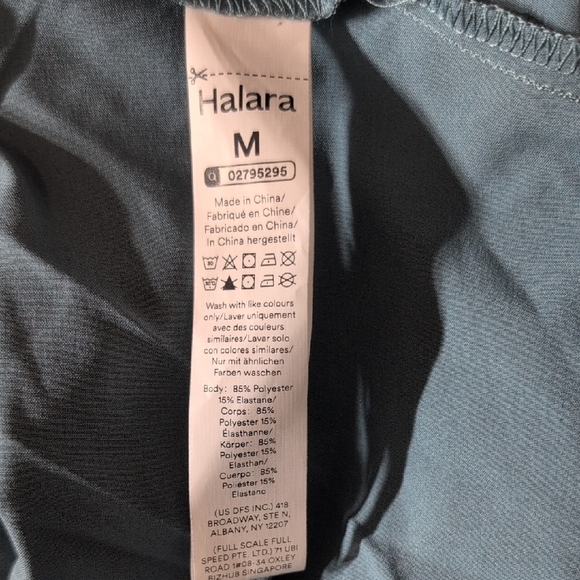 HALARA Asymmetrical Teal Dress - Picture 9 of 9